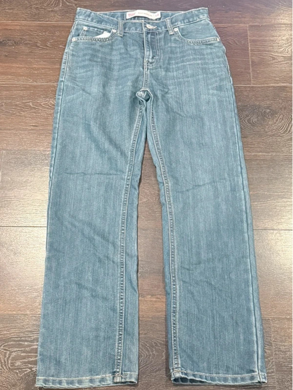 Levi’s 505 Girls Regular Fit Straight Leg Jeans Size 14 Regular 27x29 1375